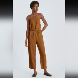 Everlane Linen Shoestring Jumpsuit Large